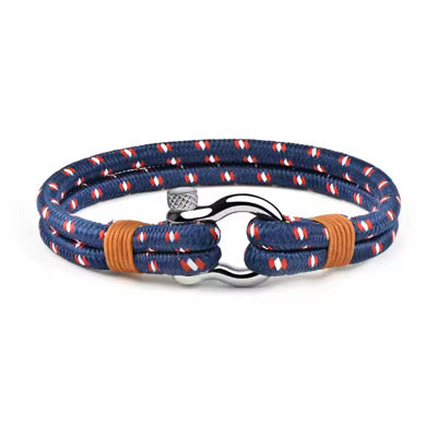 Sunset Ocean Shackle Stainless Steel Bracelet