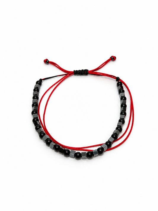 Red Fusion Onyx Bracelet