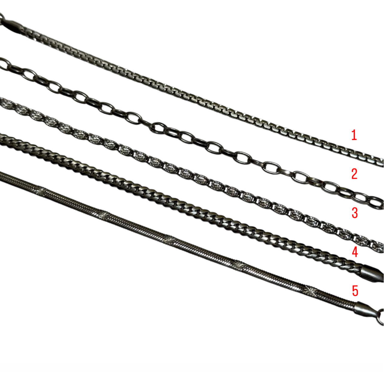 Stainless steel bracelet group (B)