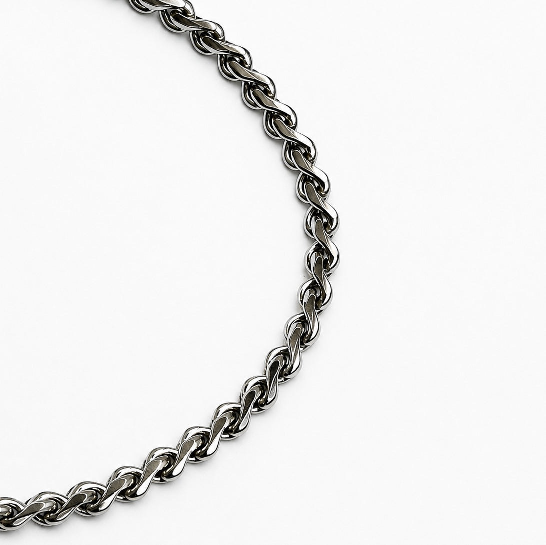 Stainless steel Infinity Twist Bracelet
