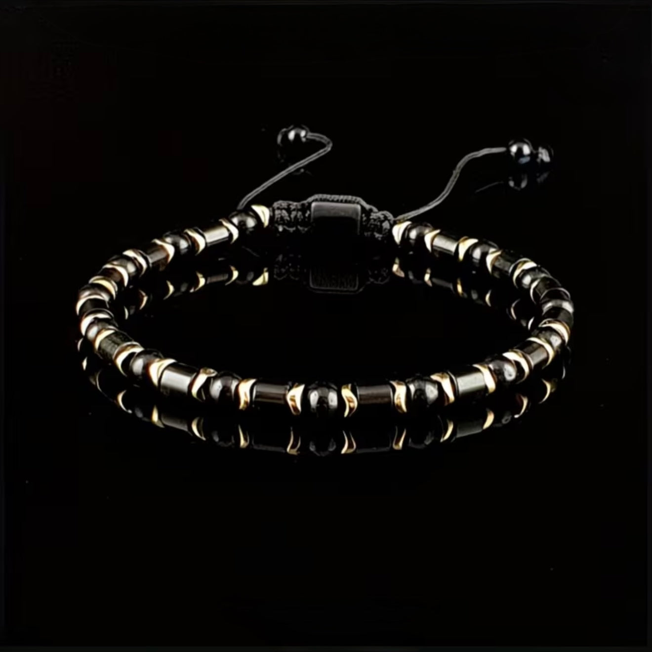 Onyx hematide waves Bracelet