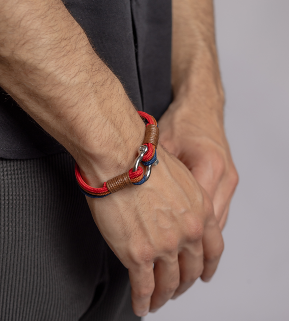 سوار ثلاثي من الفولاذ المقاوم للصدأ