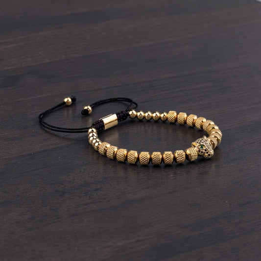 Tiger Zircon Stainless Bracelet