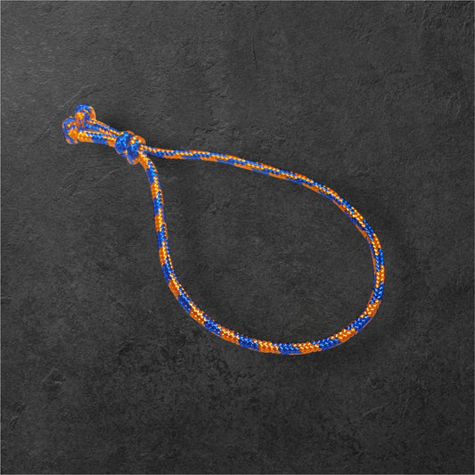 Orange & Blue Bold Cotton bracelet