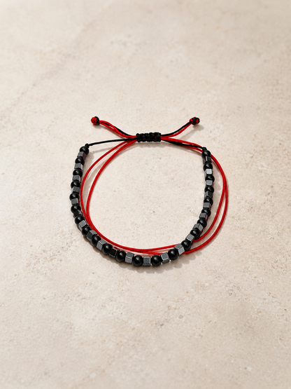 Red Fusion Onyx Bracelet