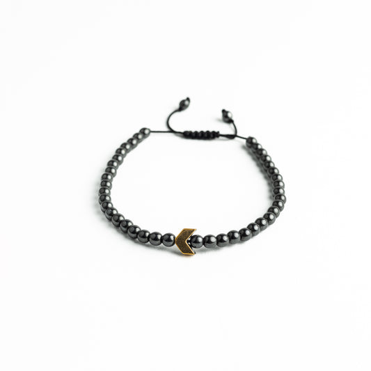 Golden Arrow Hematite Bracelet