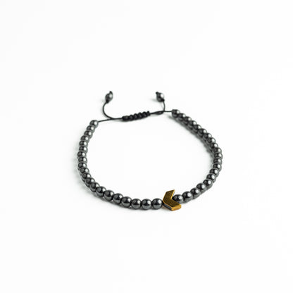 Golden Arrow Hematite Bracelet