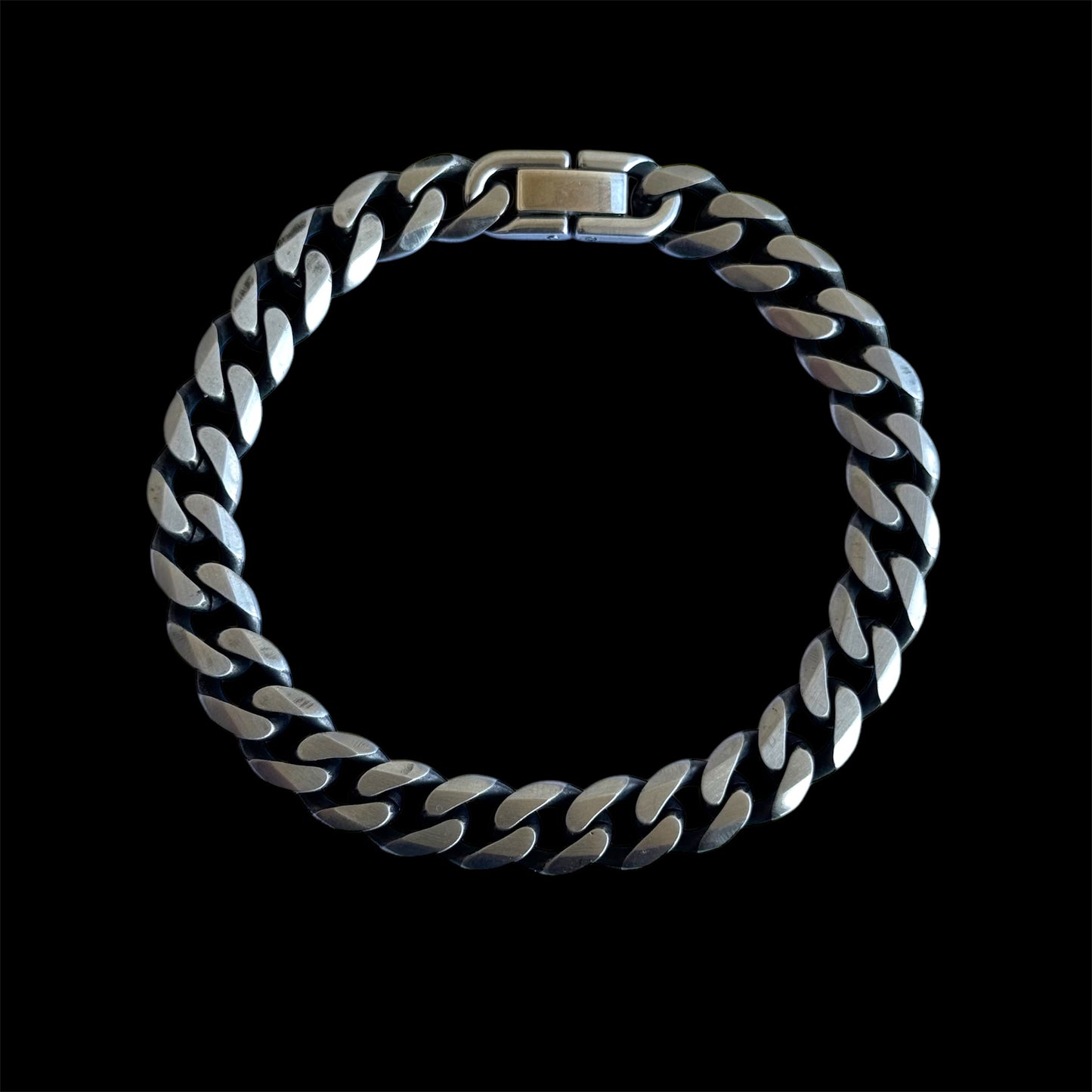 Stainless steel oxaide old style bracelet