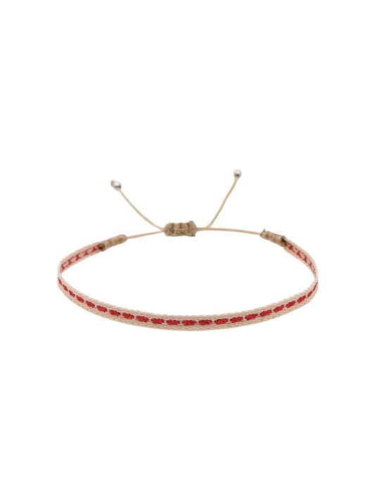 Red lines BOHO bracelet