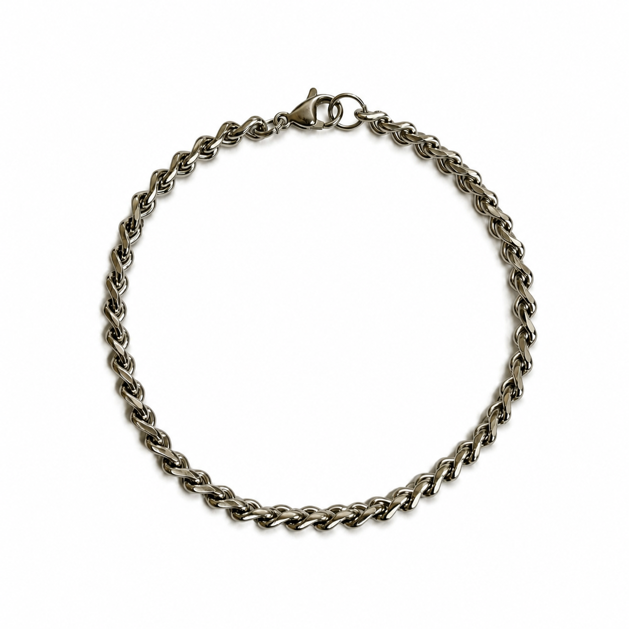 Stainless steel Infinity Twist Bracelet