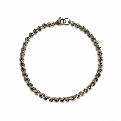 Stainless steel Infinity Twist Bracelet
