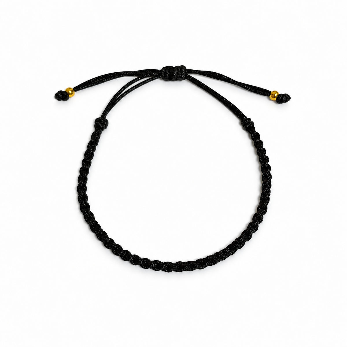 Black Double Braided Bracelet