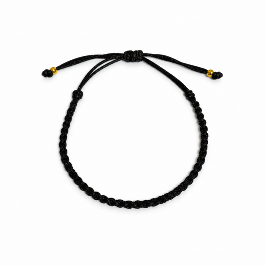 Black Double Braided Bracelet