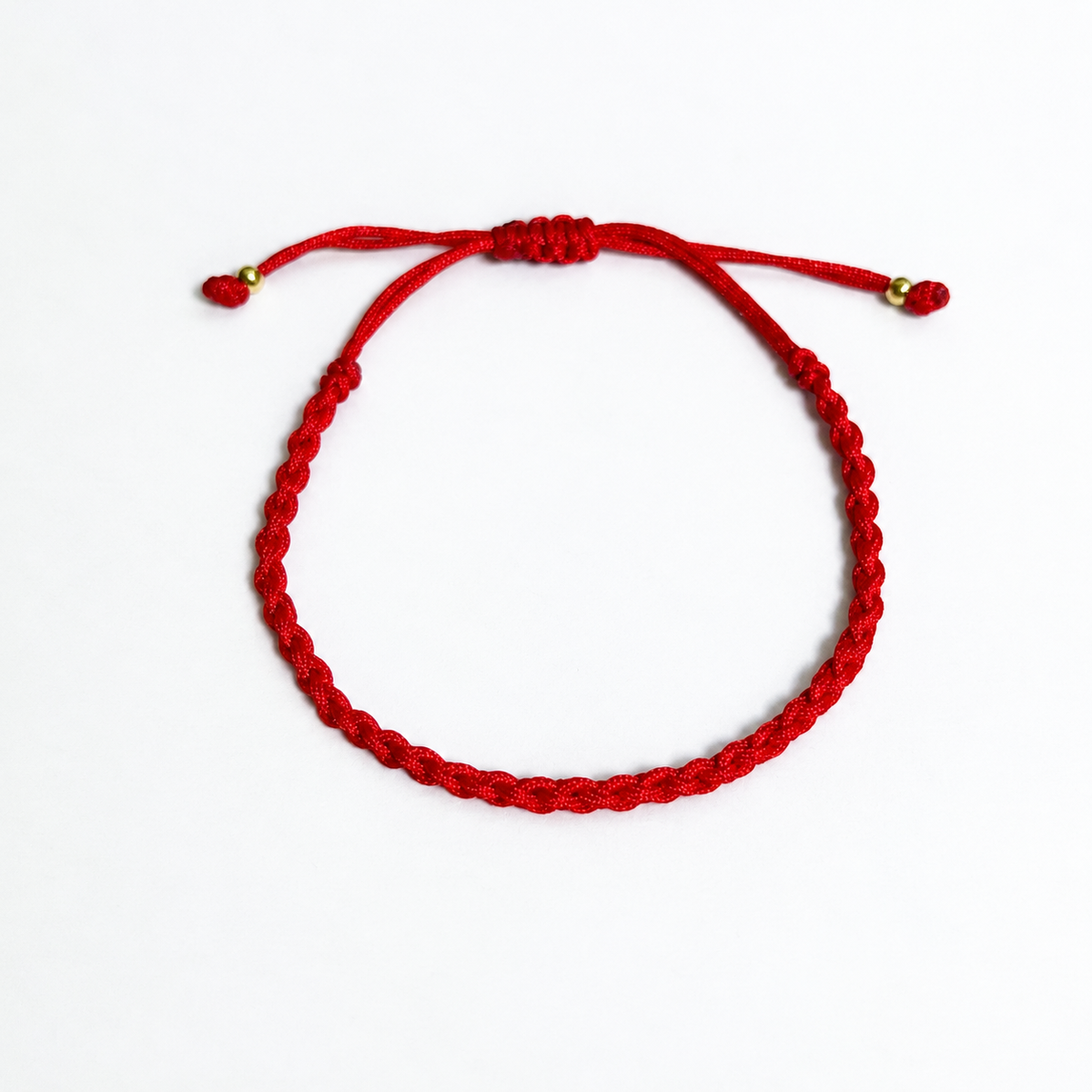 Crimson Double Braided Bracelet