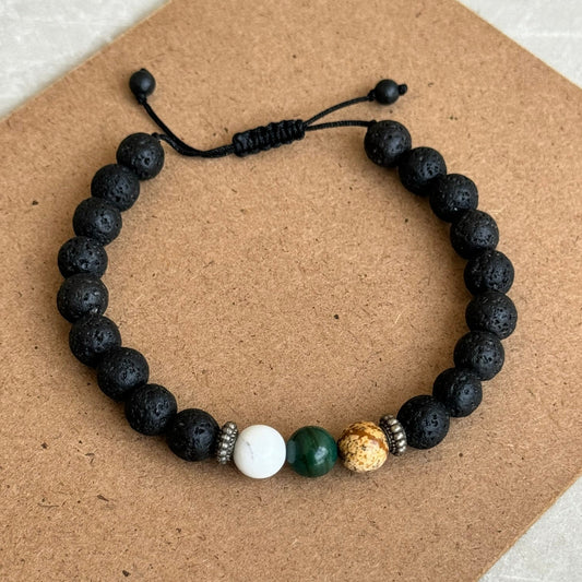 Earth lava bracelet