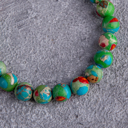 Multicolor with fire stone bracelet