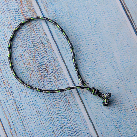 Black & Green Cotton bracelet