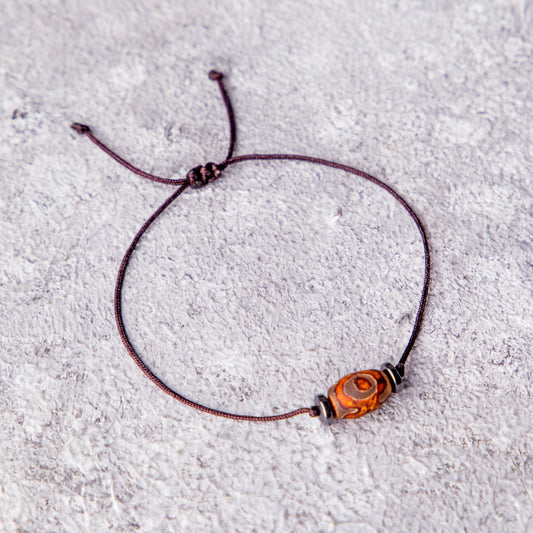 Brown shape parcora bracelet