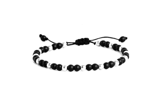 One two hematite onyx bracelet