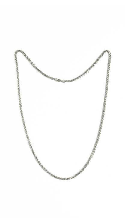 Stainless Steel Braided Elegance Necklace