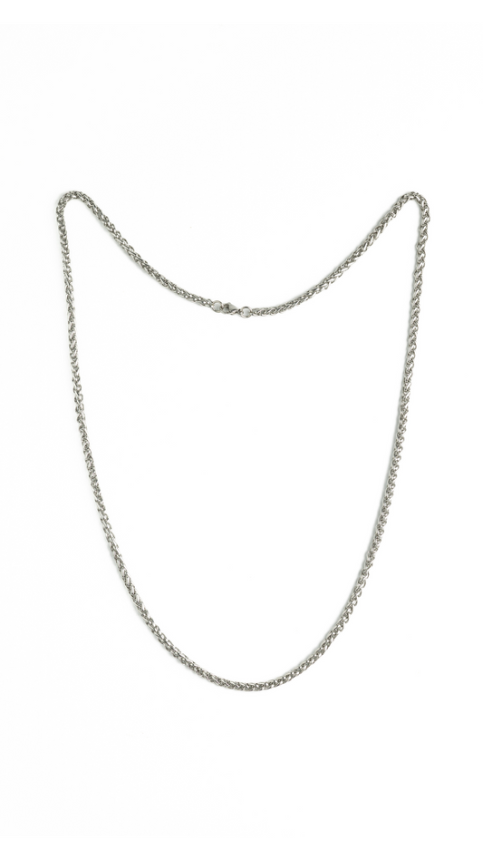 Stainless Steel Braided Elegance Necklace