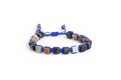 Hexa Square stones blue Set